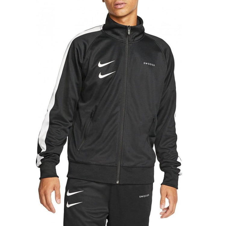 Nike Double Retro Sports Jacket Coat Male Black CJ4884-010