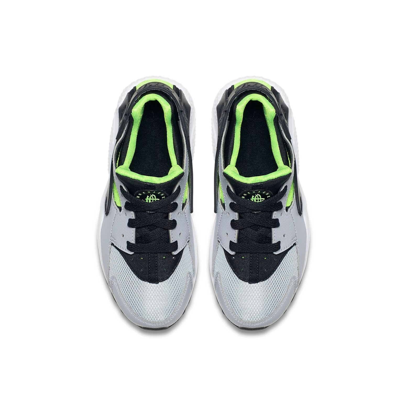 (PS) Nike Huarache Run 'Wolf Grey Electric Green' 704949-015