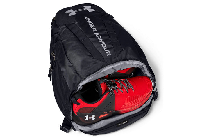 Under Armour Hustle 5.0 Backpack 'Black Silver' 1361176-001