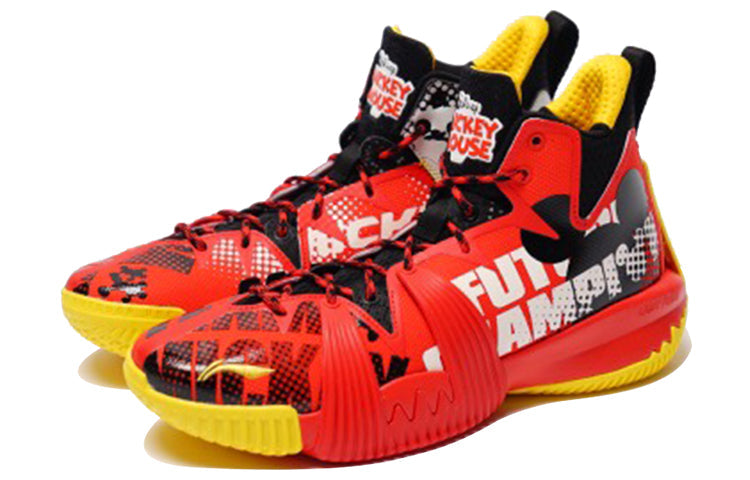 Li-Ning Disney x Li-Ning Badfive High-Top Red ABFQ005-13