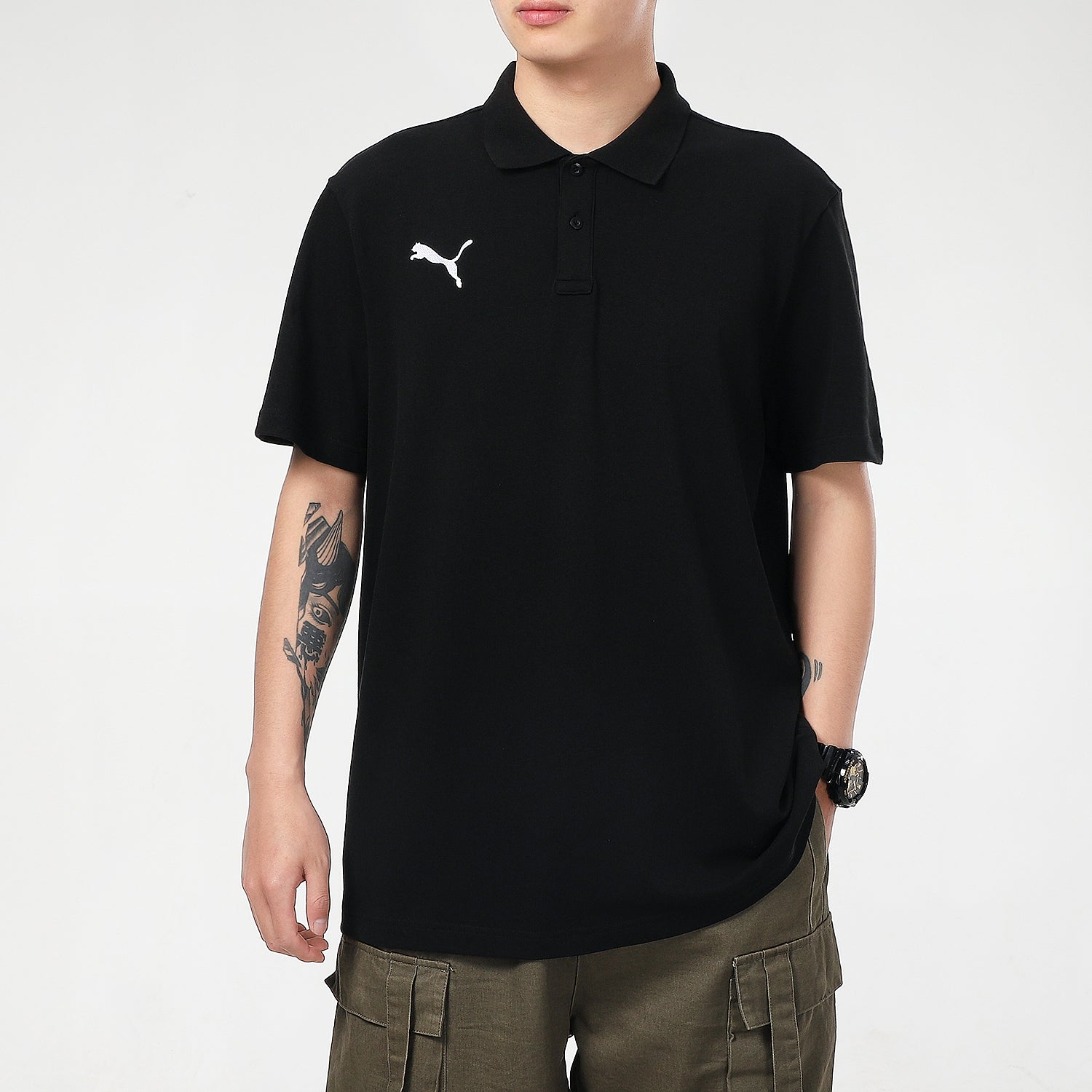 PUMA ESS Polo Shirt 'Black' 656579-03