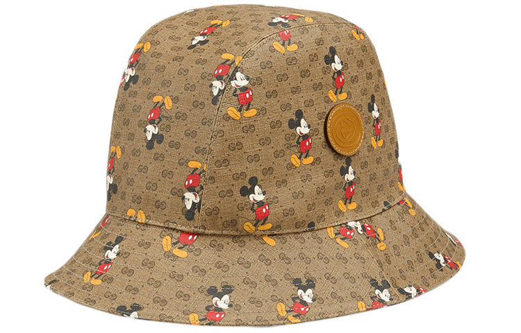 Gucci x Disney Mickey Monogram Bucket Hat 'Brown' 602978-4HI86-8475