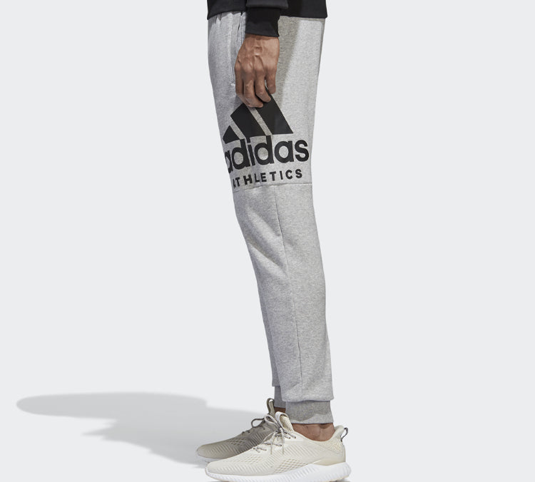 adidas M SID FT T Pt Sports Knit Long Pants Gray CF9553