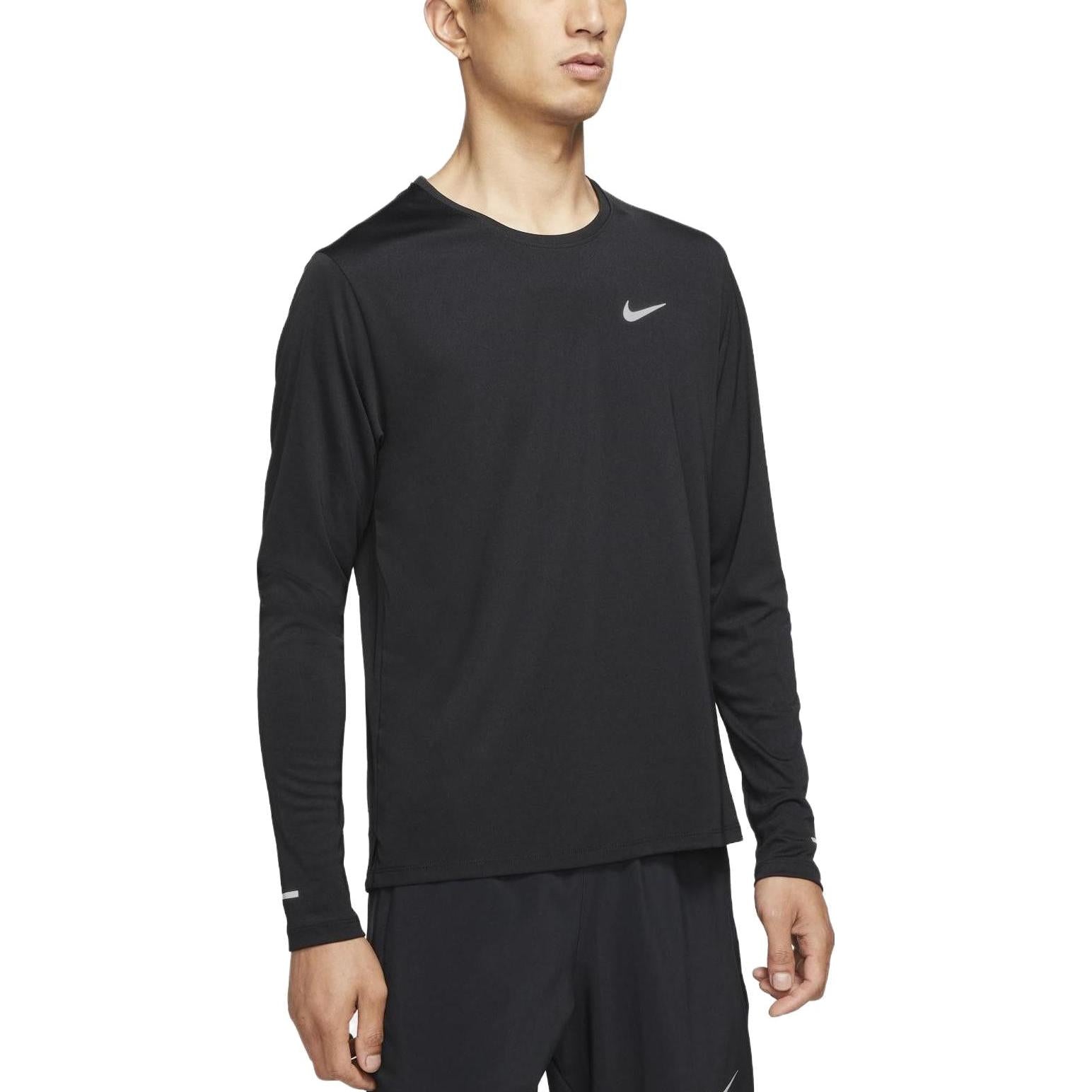 Nike Dri-Fit Miler UV T-Shirt 'Black' DD4577-010