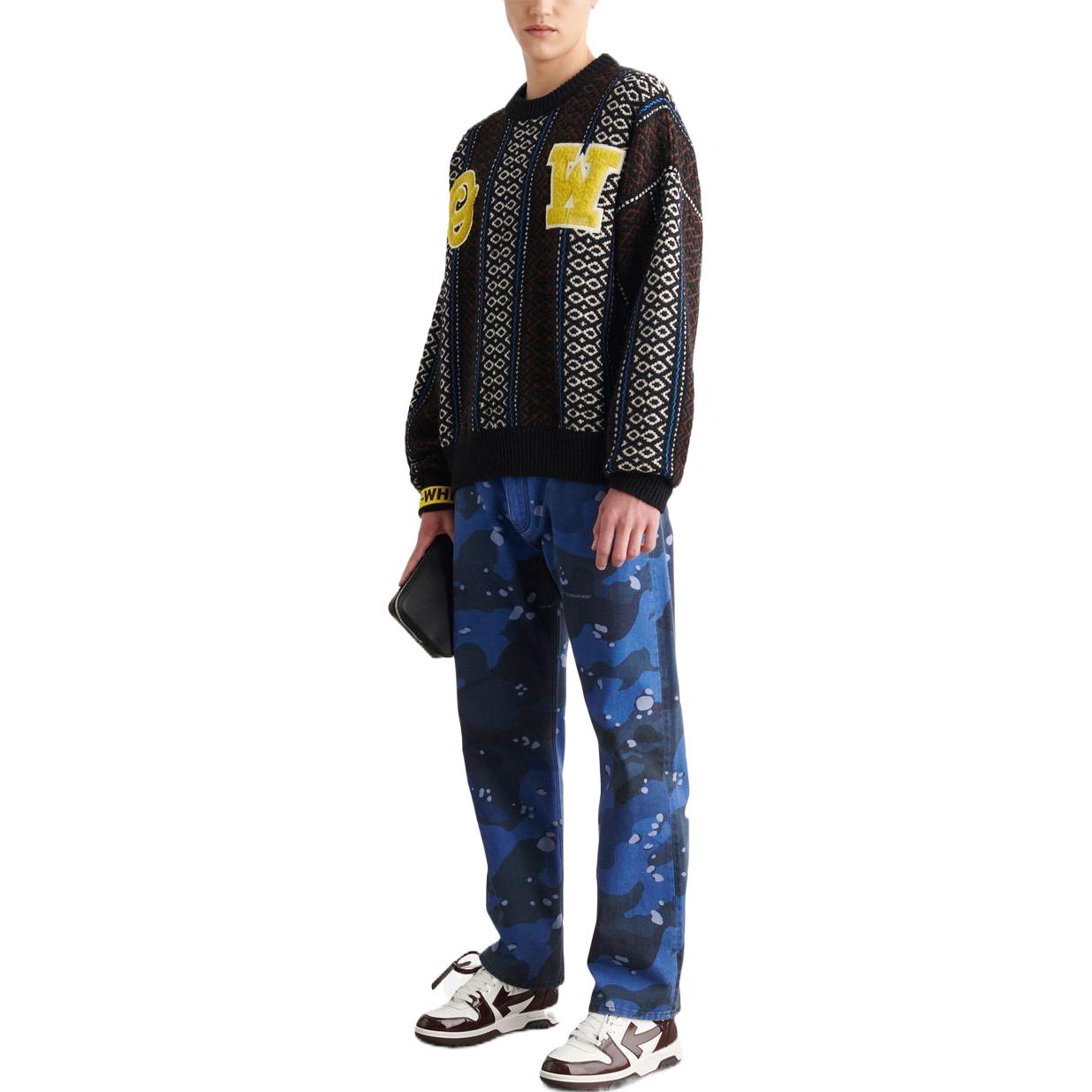 Off-White FW22 logo OMHE123F22KNI0014818