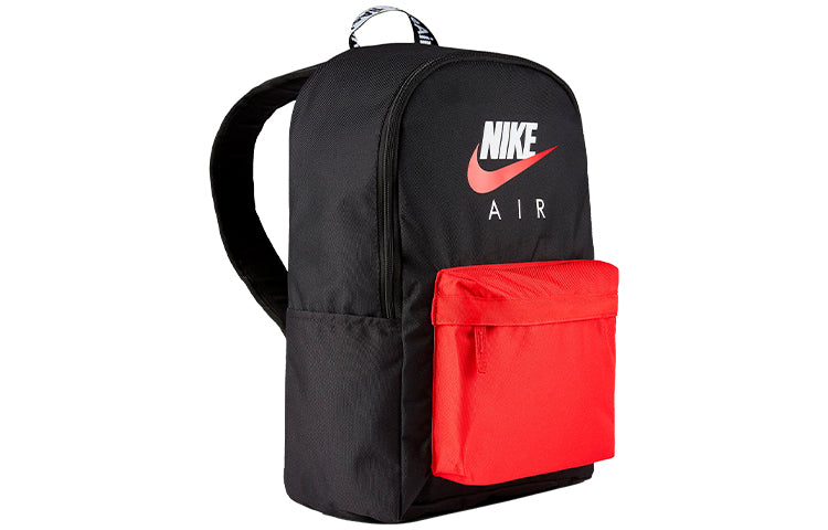 Nike Air Heritage Logo Backpack 'Black Red' CW9265-011