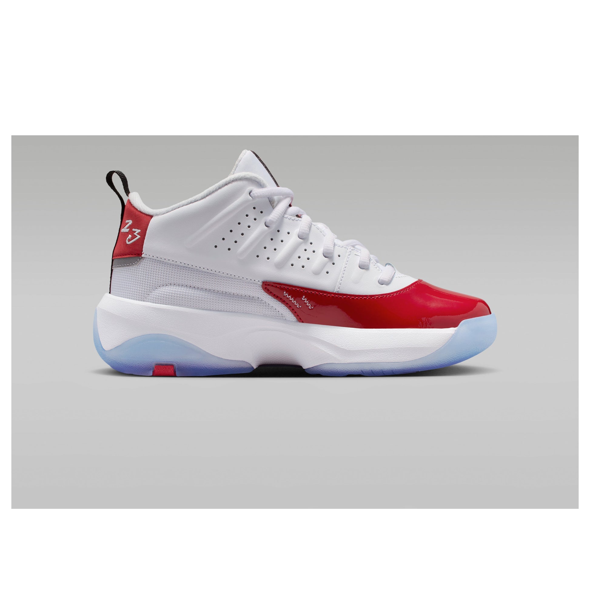 (GS) Air Jordan Max Aura 7 'White Gym Red Black' HQ2089-106