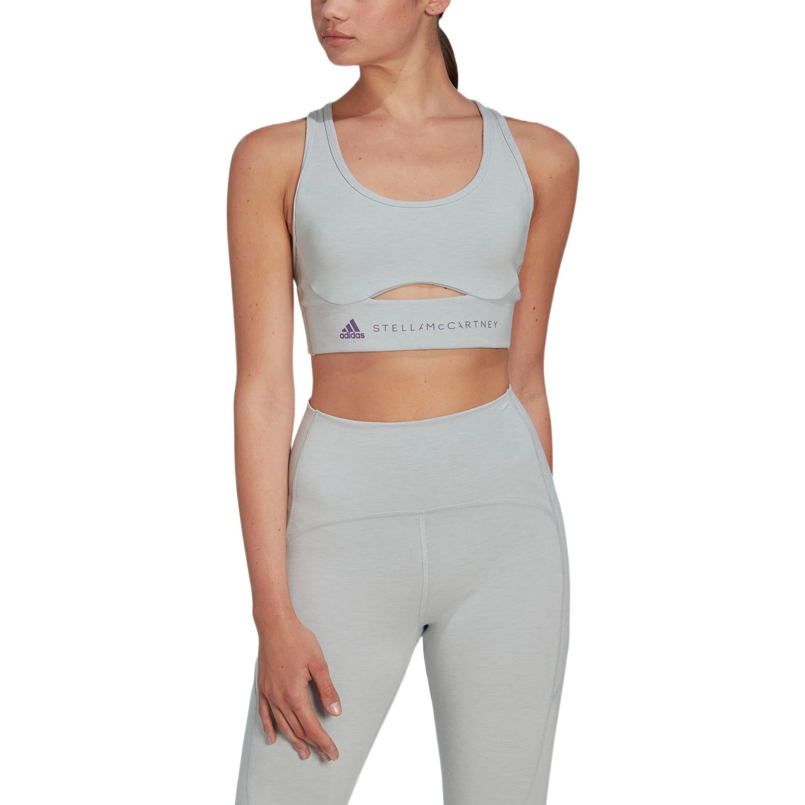 (WMNS) adidas by Stella McCartney TrueStrength Medium-Support Bra Asia Sizing 'White' HI6019