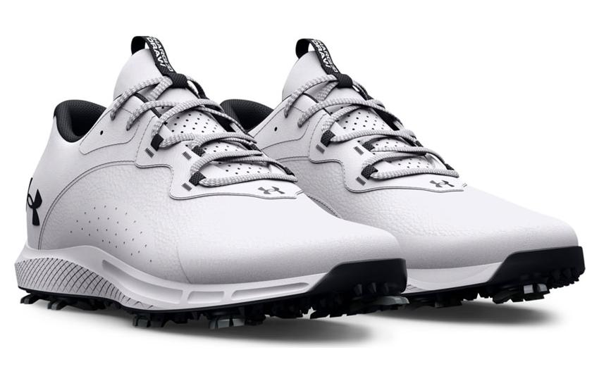 Under Armour Charged Draw 2 Golf Shoes 'White Black' 3026398100