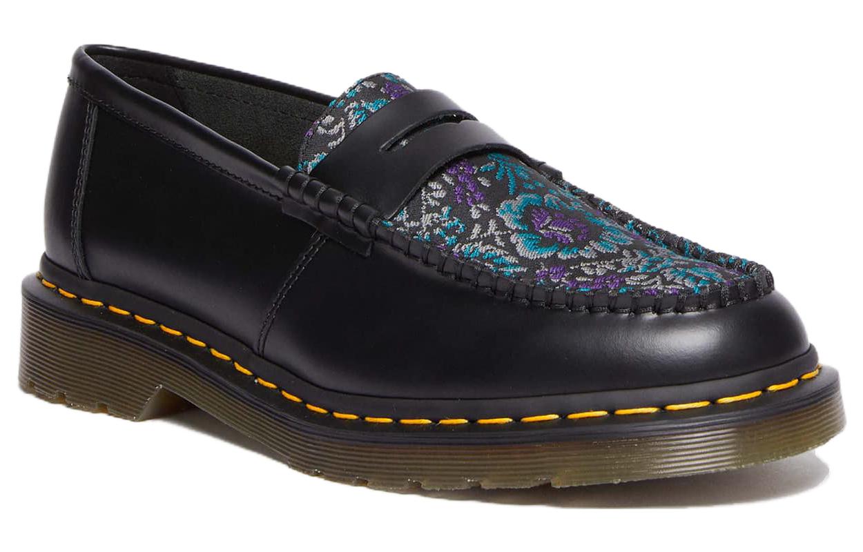 Dr. Martens Penton Floral Jacquard Loafers 'Black' 31284082