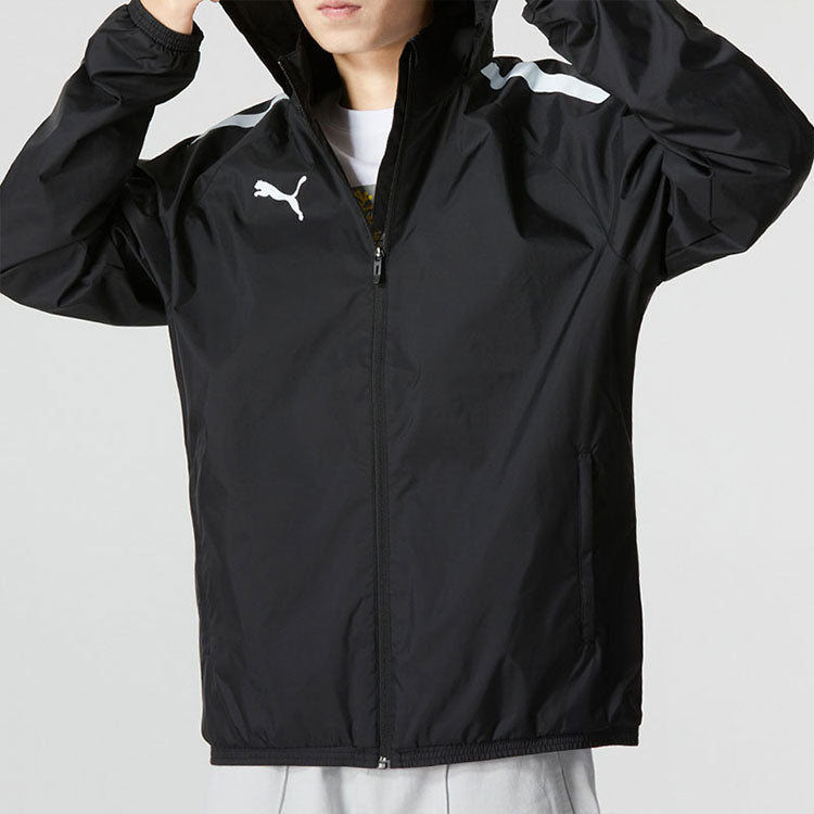 PUMA Team Liga All Weather Jacket Logo 'Black' 657245-03