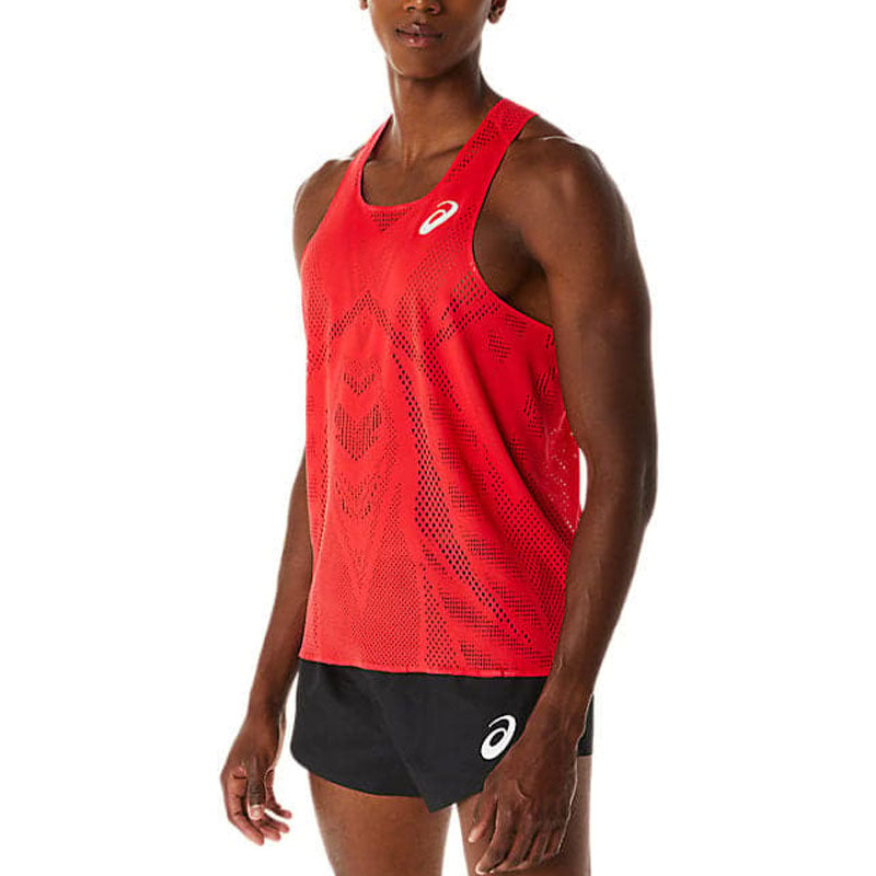 ASICS Actibreeze Jaquard Singlet 'Red' 2091A614-602