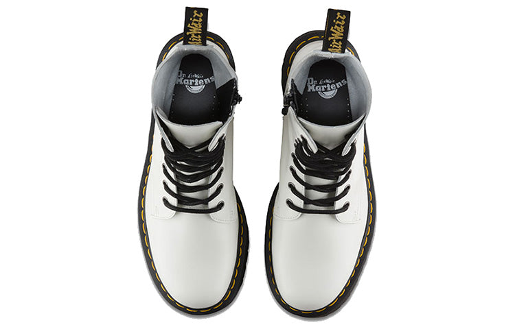 Dr. Martens Jadon Smooth Leather Platform Boot 'White' 15265100