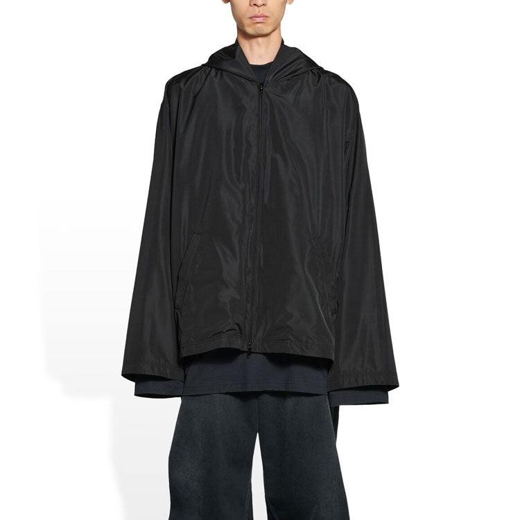 Balenciaga Hooded Windbreaker Jacket 'Black' 725275TYD361000