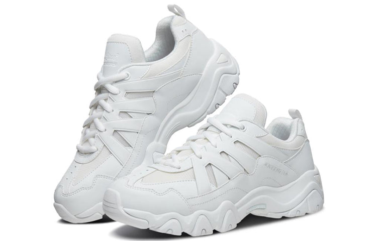 (WMNS) Skechers D'lites 2.0 White 66666204-WHT