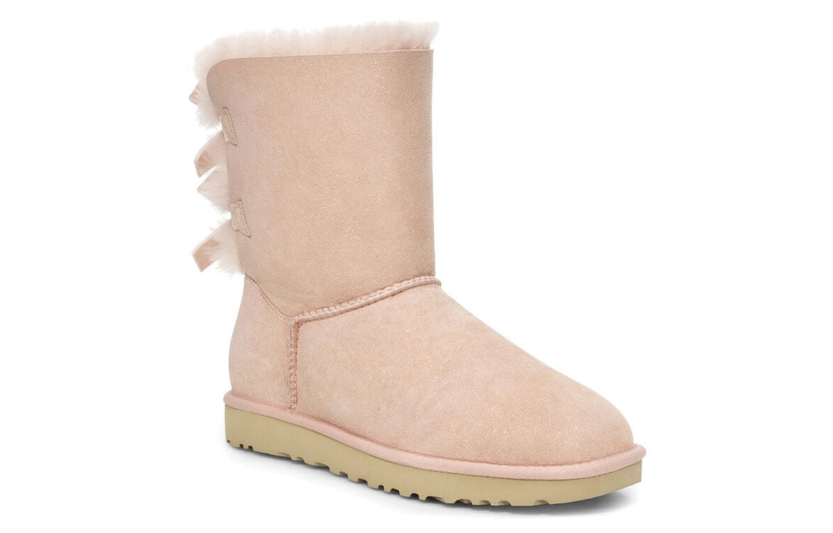 (WMNS) UGG Bailey Bow II Pink Snow Boots 1110415-QRT