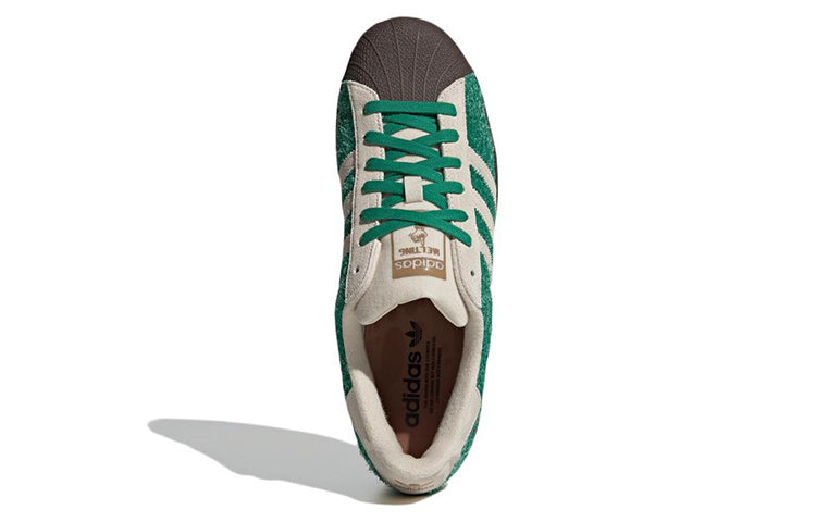 Melting Sadness x adidas originals Superstar Karoro Hole 'Green White Black' H06341