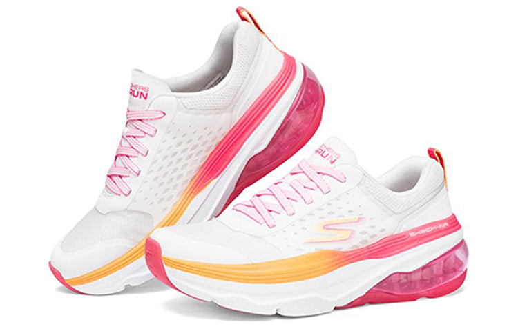 (WMNS) Skechers Max Cushioning Air Sneakers Pink/White 128062-WHP