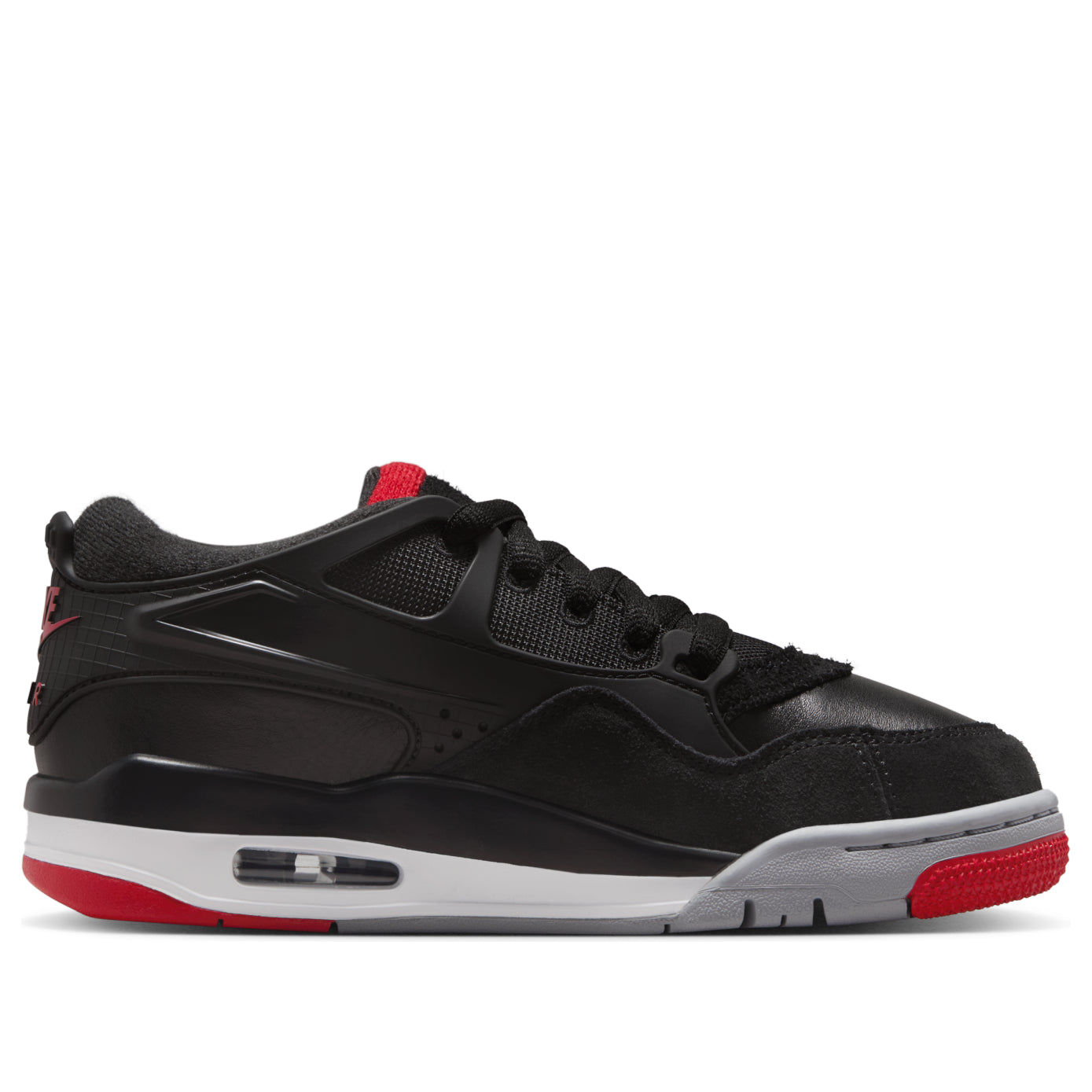 (GS) Air Jordan 4 RM 'Black Wolf Grey Varsity Red' FQ7938-061