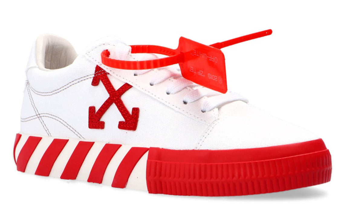 (WMNS) Off-White Vulc Sneaker 'White Red' OWIA178R21FAB0010125