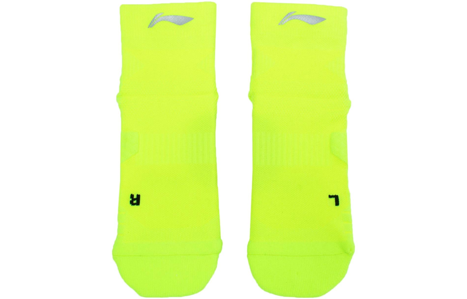 Li-Ning Cushion Ankle Socks 'Neon Green' AWST103-6