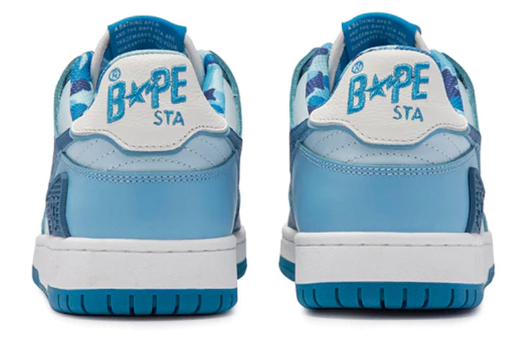 A BATHING APE Sk8 Sta 'Blue White' 1I30-291-005-BLUE