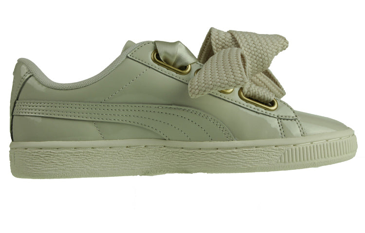 (WMNS) PUMA Basket Heart Casual Shoes Cream 363073-03
