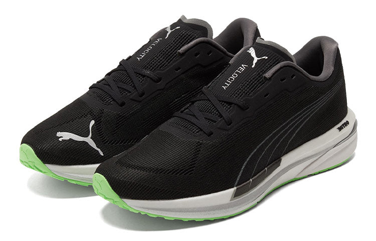 PUMA Velocity Nitro Low-Running Shoes Green/Black 194596-13