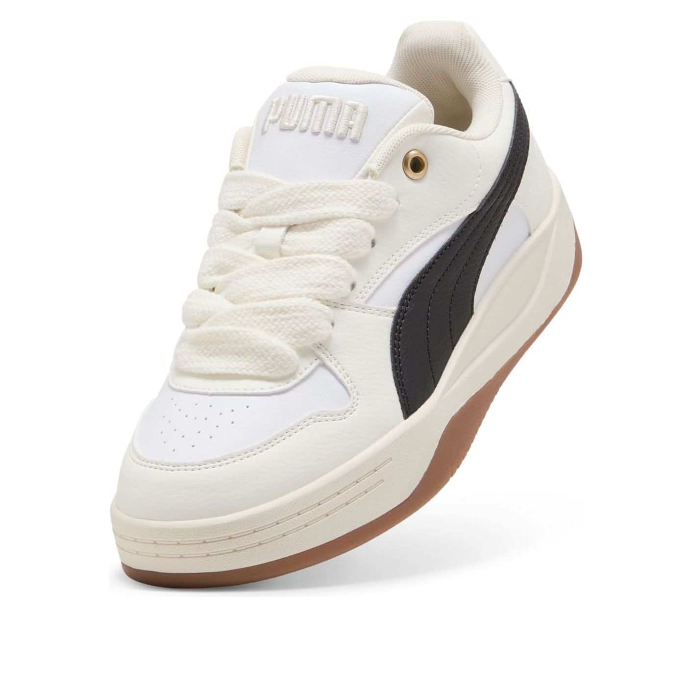 (WMNS) PUMA Park Luna 'White Black Warm White' 402509-02