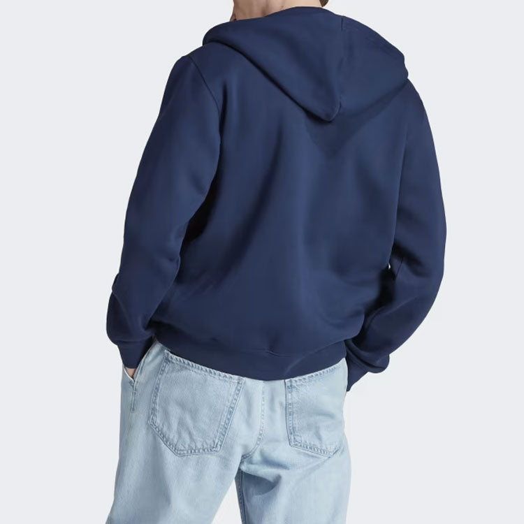 adidas Trefoil Full-Zip Hoodie 'Navy' IL2513