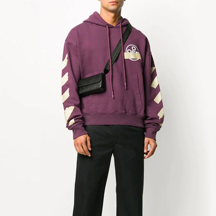 Off-White SS20 Arrows Printing Men Purple OMBB037R20E30002B248