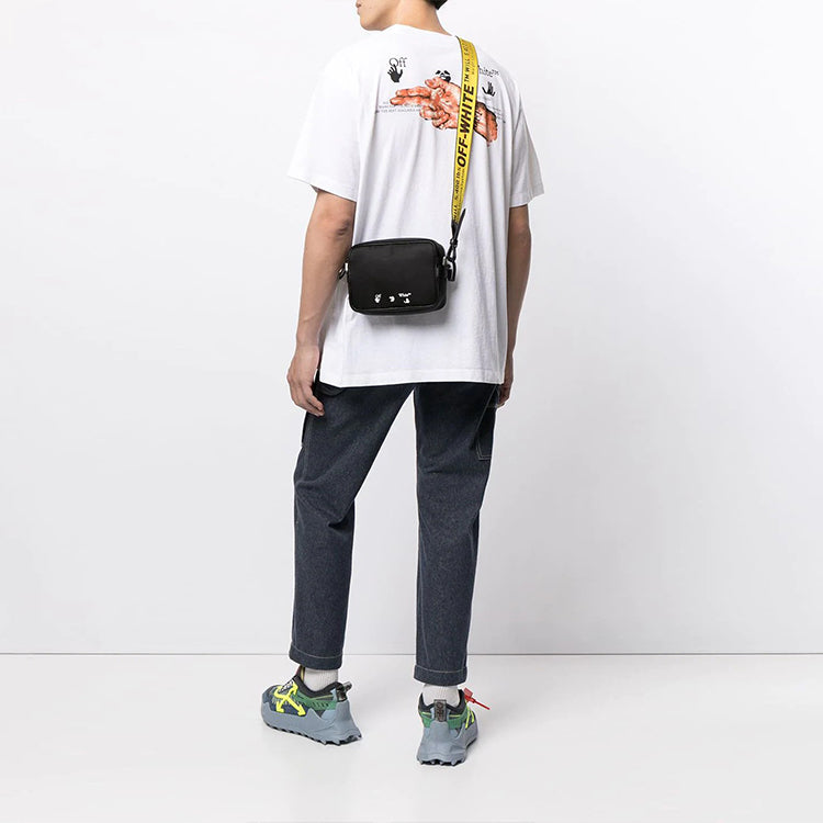 Off-White SS21 Pascal Painting Printing Pullover Short Sleeve White OMAA038R21JER0090131