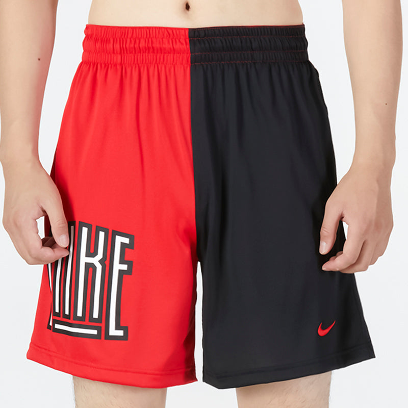 Men's Nike As Nk Df 8in Short Asym Str5 Athleisure Casual Sports Colorblock Woven Shorts Red DH7165-657