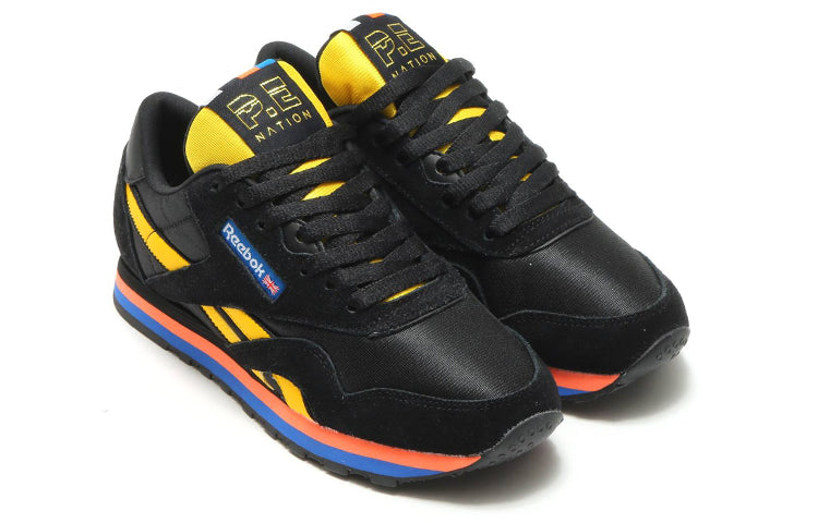 P.E Nation x Reebok Classic Nylon 'Black Yellow' BS7762