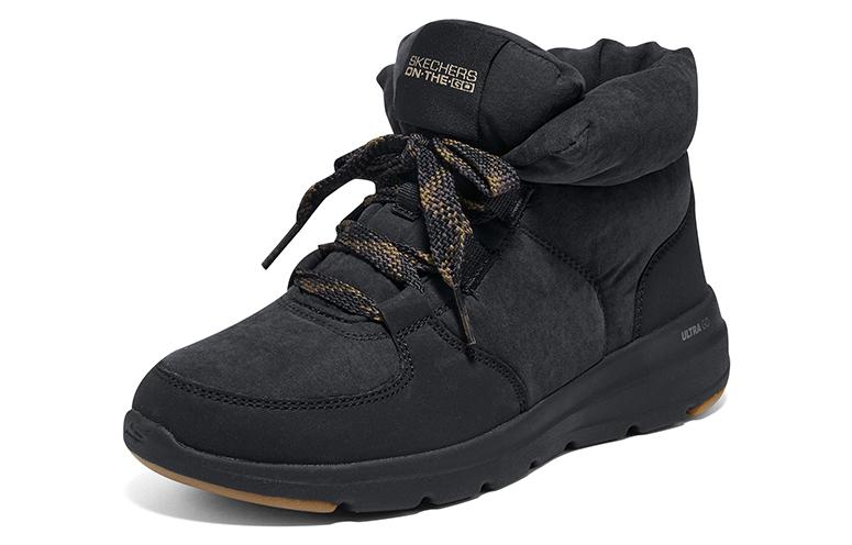 (WMNS) Skechers Glacial Ultra-Trend Up Ankle Boots 'Black' 144194-BLK