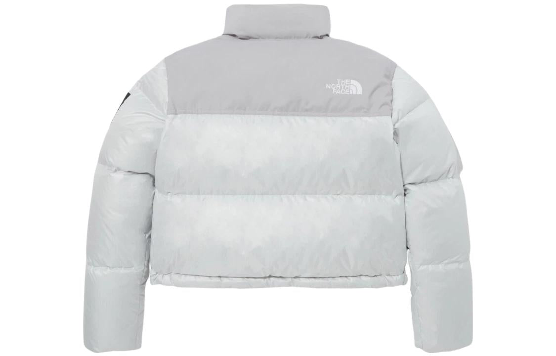 (WMNS) The North Face White Label Novelty Nuptse Down Jacket Asia Sizing 'Ice Grey' NJ1DP85L