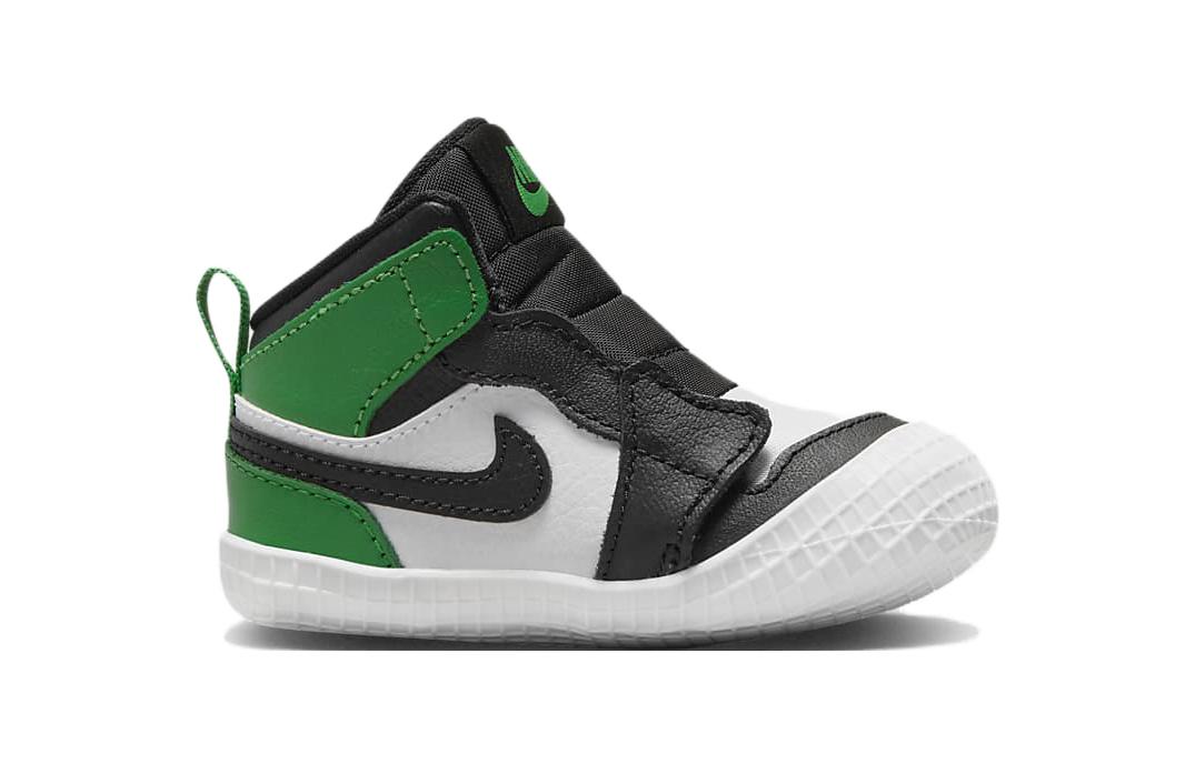 (TD) Air Jordan 1 Mid 'Black Lucky Green' AT3745-031