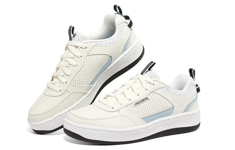 (WMNS) Skechers Sport Court 92 'White Blue' 149917-WLBL