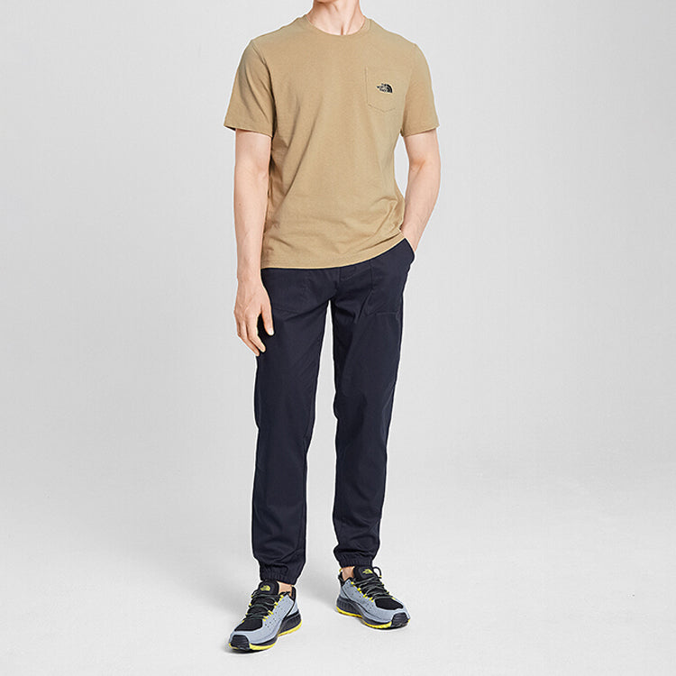 THE NORTH FACE Outdoor Breathable Short Sleeve Couple Style Khaki 4NEV-H7E