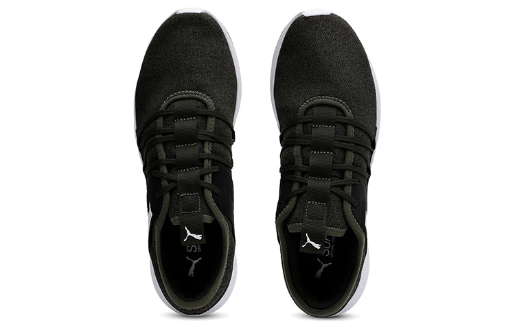 PUMA Radiate Low Alt Low Top Running Shoes Green/Black/White 193157-03