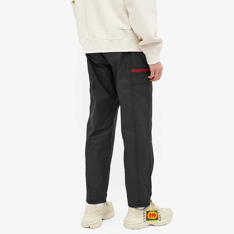 Men's Gucci Label Black Long Pants/Trousers 604171-XDBCH-1043
