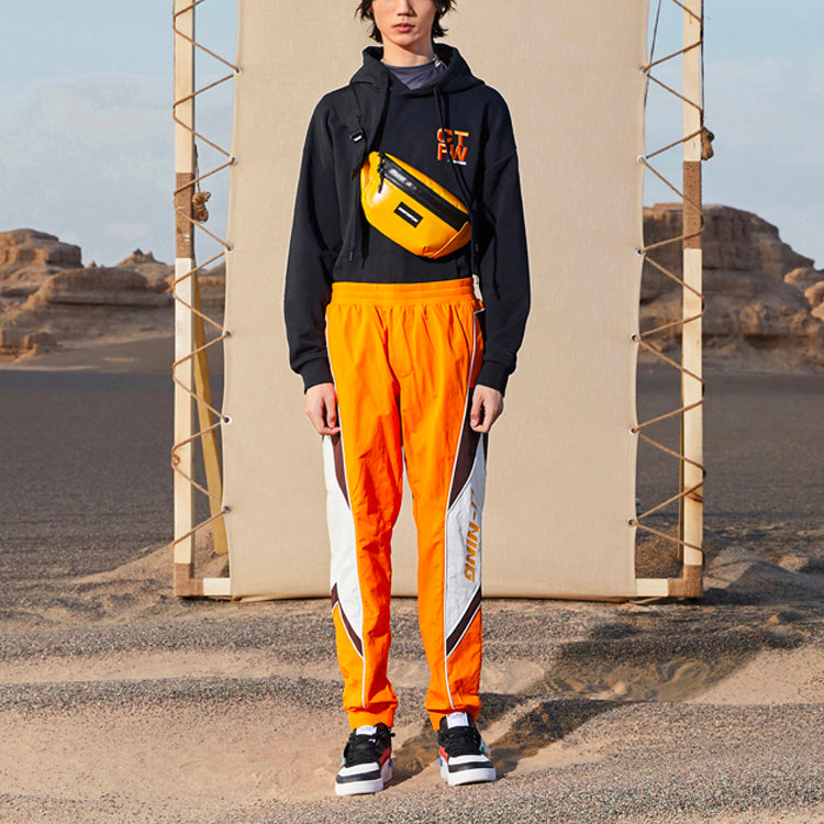 Li-Ning CF Series x Dunhuang Museum Crossover Pullover Hoodie 'Black' AWDQB67-1