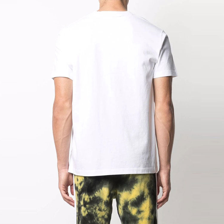 Off-White FW21 Logo Round Neck Short Sleeve Ordinary Version White OMAA027F21JER0010110