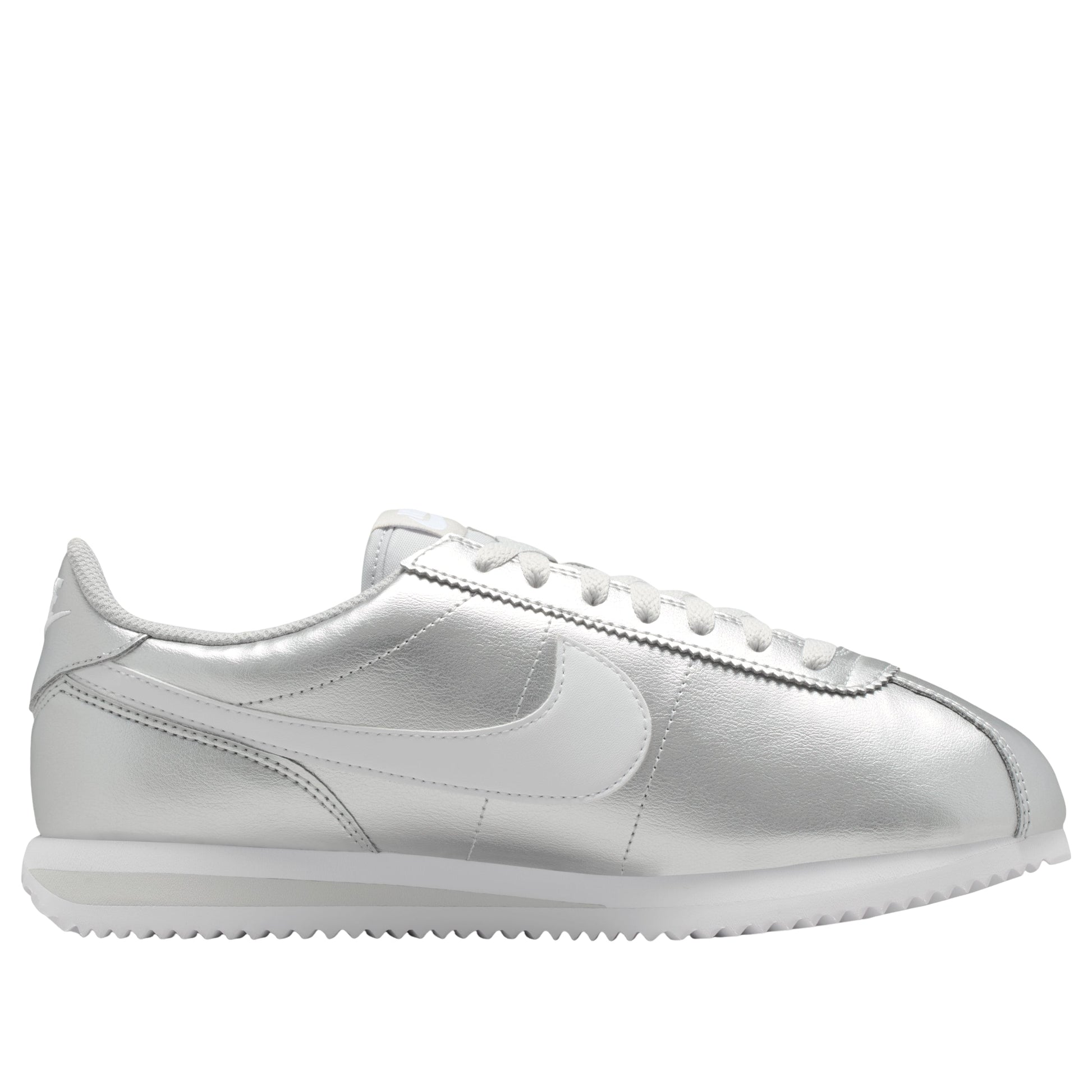 (WMNS) Nike Cortez 'Metallic Silver Grey Fog White' IR0042-001