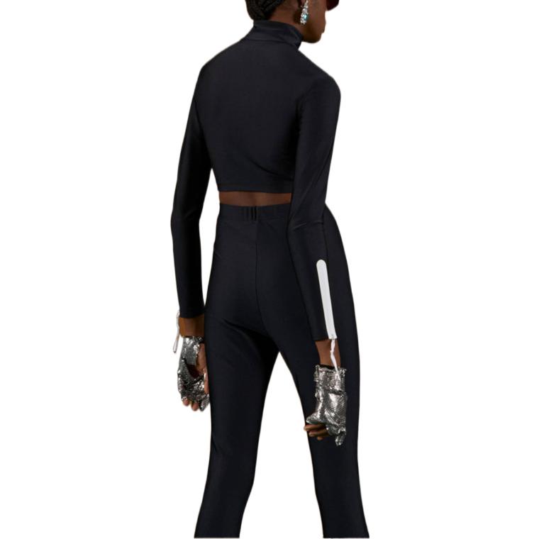 (WMNS) Gucci Sparkling Long Sleeve Track Top 'Black' 688615-XJD6D-1070