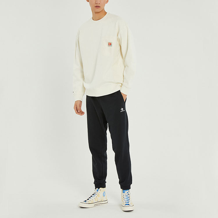 Converse Crafted Fashion Crew Asia Sizing 'Egret' 10024165-A01