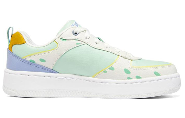 (WMNS) Skechers Sport Court 92 'White Green' 896112-WMNT