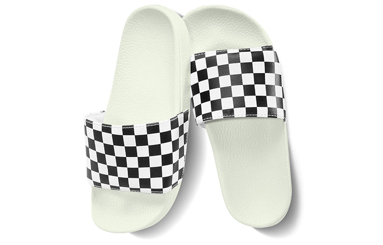 (WMNS) Vans Slide-On 'Checkerboard - White Black' VN0004LG27K