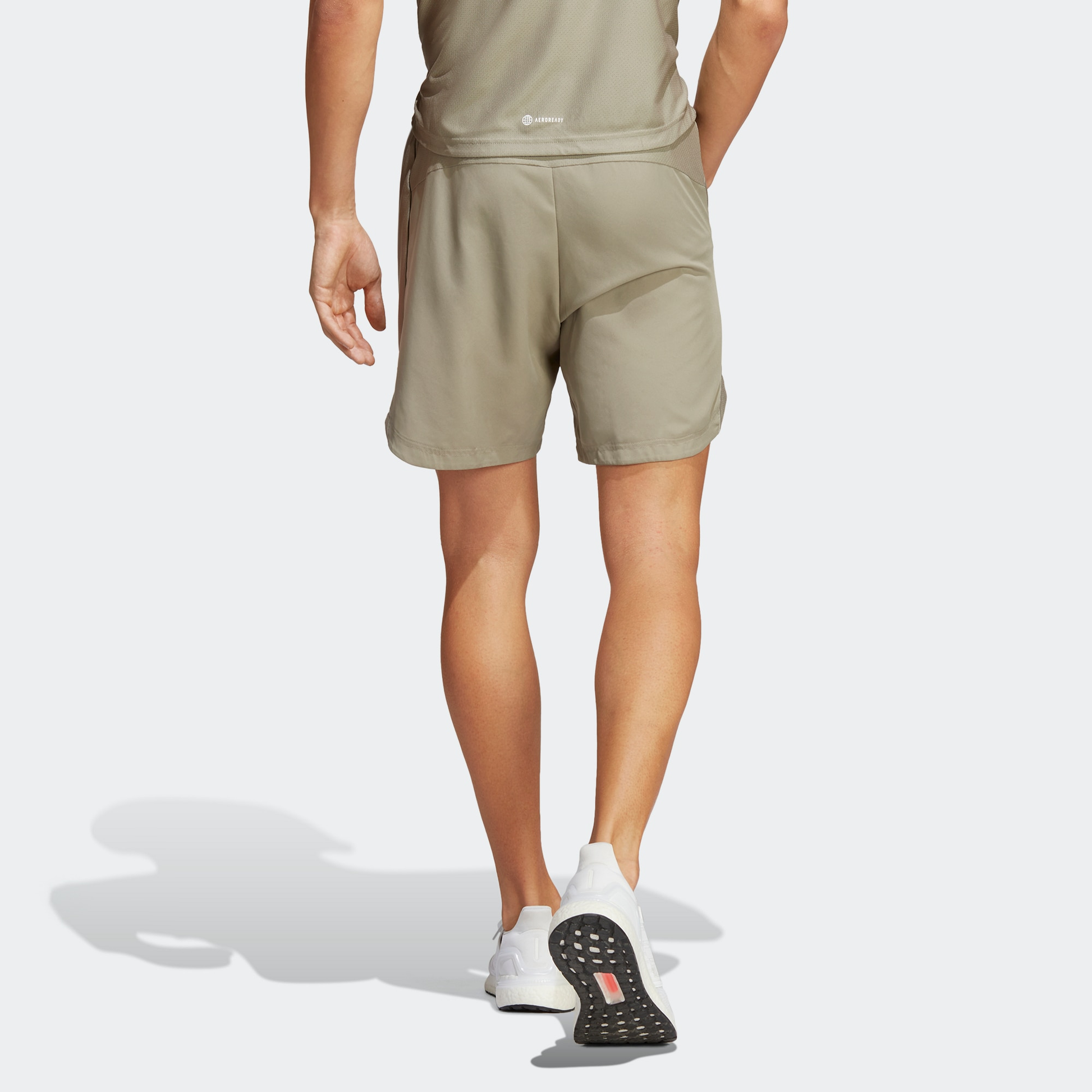 adidas HIIT Base Training Shorts 'Silver Pebble' IB7911