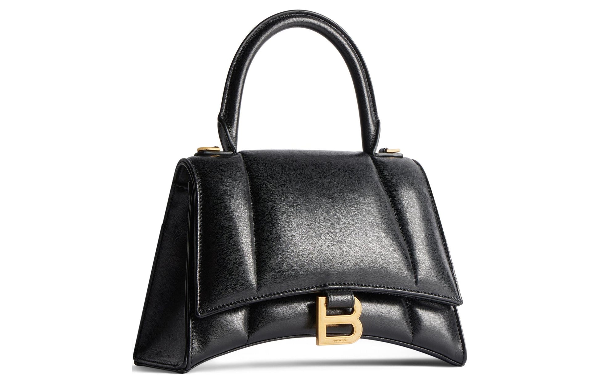 (WMNS) Balenciaga Hourglass Small Handbag 'Black' 5935462AATJ1000